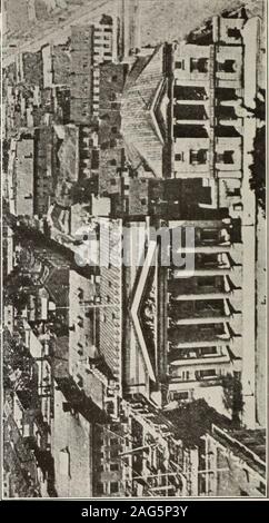 . Vecchio e nuovo Montreal con una serie di viste comparativo che illustra la crescita e lo sviluppo dei più grandi città. Foto Stock