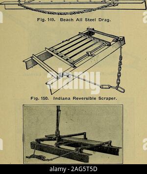 . Manuale di costruzione impianto, il suo costo ed efficienza. La figura 148. Shuart livellatrice. ^-^5i5. Fig. 151. Panama Road trascinare. 342 Handbook di costruzione IMPIANTO Foto Stock