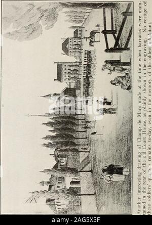 . Vecchio e nuovo Montreal con una serie di viste comparativo che illustra la crescita e lo sviluppo dei più grandi città. NEW MONTREAL Foto Stock