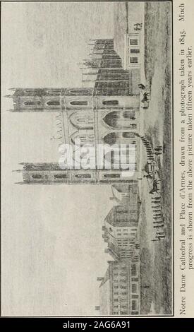 . Vecchio e nuovo Montreal con una serie di viste comparativo che illustra la crescita e lo sviluppo dei più grandi città. NEW MONTREAL Foto Stock