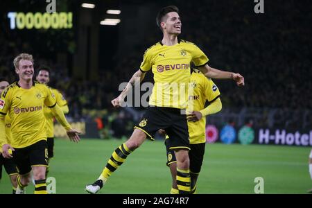 Dortmund, Deutschland. Xvii Dec, 2019. firo: 17.12.2019 Calcio, 2019/2020 1.Bundesliga: BVB Borussia Dortmund - RB Leipzig 3: 3 Julian Nagelsmann | Utilizzo di credito in tutto il mondo: dpa/Alamy Live News Foto Stock