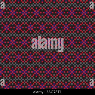 Fiera di Natale Isola Seamless Pattern - questo è un fair isle un disegno adatto per il sito Web Risorse, grafica, stampa di modelli, moda Illustrazione Vettoriale