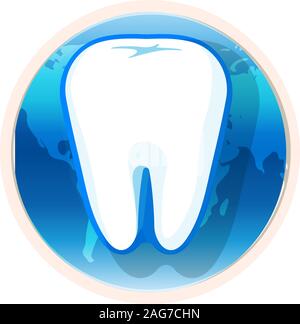 Mondo del dentista giorno. Dental Clinic logo. Vettore logo dentista. Dental Clinic logo. Illustrazione Vettoriale