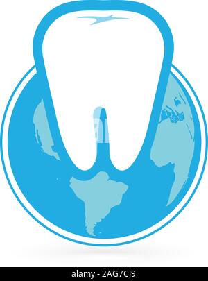 Mondo del dentista giorno. Dental Clinic logo. Vettore logo dentista. Dental Clinic logo. Illustrazione Vettoriale