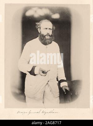 Felice Beato (1832 - 1909) - General Maggiore Wyndham Foto Stock