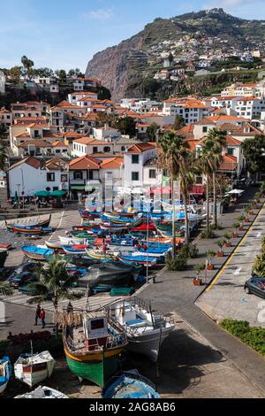 Câmara de Lobos, Funchal, Madeira Foto Stock