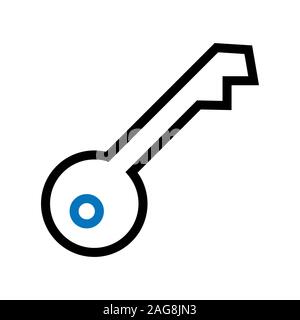 Immagine di progettazione icona linea interfaccia utente di base. Può essere utilizzato anche per l'interfaccia utente. Adatto per applicazioni mobili, applicazioni Web e supporti di stampa. Foto Stock