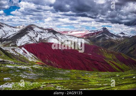 Palccoyo mountain range, Red Valley Foto Stock