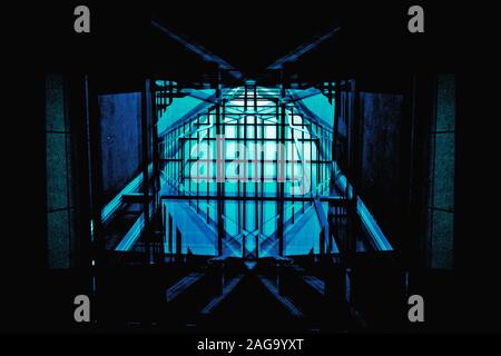 Abstract architettura moderna Foto Stock