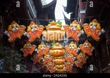 2018 ANNO DEL CANE IN SHANGHAI , Cina Foto Stock