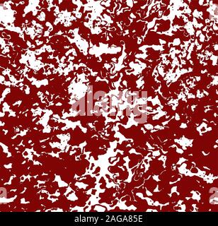 Una macchia di sangue. Macchie di spruzzi di sangue. Illustrazione Vettoriale su sfondo isolato. Illustrazione Vettoriale