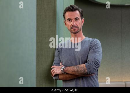 Monaco di Baviera, Germania. Xiii Dec, 2019. Florian Silbereisen, presentatore, cantante e attore, fotografato presso l'Hotel Bayerischer Hof. Credito: Pietro Kneffel/dpa/Alamy Live News Foto Stock