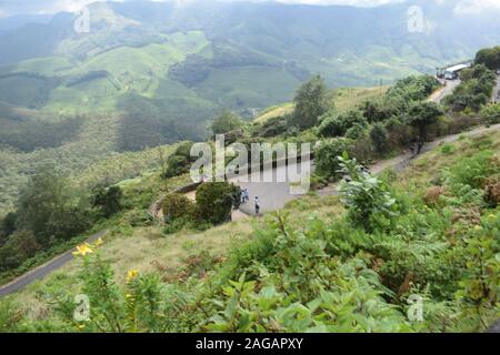 Viste di Eravikulam National Park in Munnar Foto Stock