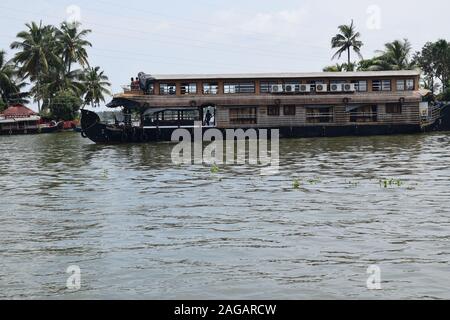 Premium Houseboat crociere in Kerala Backwaters Foto Stock