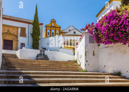 Calle Cuesta del Bailio a Cordoba, Andalusia, Spagna Foto Stock