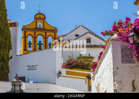 Calle Cuesta del Bailio a Cordoba, Andalusia, Spagna Foto Stock