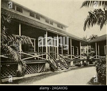. Il trionfo della medicina americana nella costruzione del Canale di Panama. ver erano così grande come qualsiasi sufferedby razza bianca nella storia dei tropici. Nell'anno 1904, quando il governo degli Stati Uniti tookcharge della zona del Canale e iniziò la costruzione del canale. Gorgas Col., fresco di vittorie conquistate da lui a Cuba è stata assignedto dovere come il capo responsabile sanitario nella zona e ha cominciato a thecolossal opera di trasformazione di una zona territoriale di tre hundredand ventidue chilometri quadrati, tariffati con malattia-producingcauses, in una regione così libero da malattia che la mortalità tra i Foto Stock