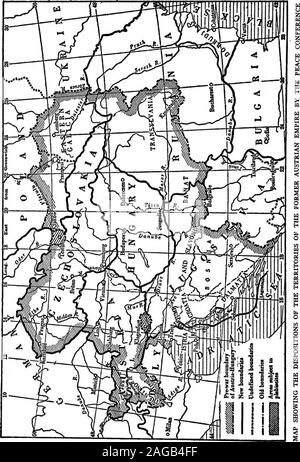 . Che cosa è realmente accaduto a Parigi; la storia della conferenza di pace, 1918-1919. mething più 3,000,000 Germansto Austria e Germania (per la creazione di un distinto statoGerman-Bohemian era difficilmente entro il realm ofpractical possibilità). Ma i cechi hanno sostenuto che la Boemia torob delle sue storiche e geografiche ^boundarywould essere stabilire esso aperto all'attacco della Germania dal recinto a nord. Inoltre, si dovrebbe trattare di un blowat mortale la vita economica del nuovo stato prendendo awaydistricts essenziale Bohemias prosperità industriale.i distretti in questione, anche se abitate byGermans, erano Foto Stock