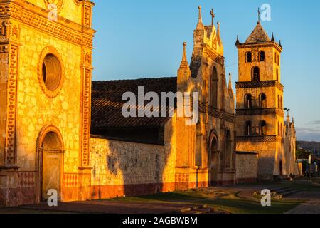 Chiesa di San José de Chiquitos, Missione dei Gesuiti, circuito della Missione, Patrimonio Mondiale dell'UNESCO, Lowlands Orientali, Bolivia, America Latina Foto Stock