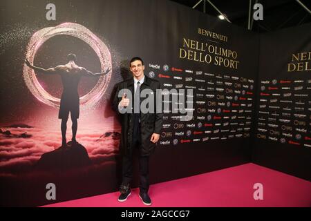 Milano, Italia. Xviii Dicembre, 2019. simone barlaam durante la Gazzetta Sports Awards, Eventi in Milano, Italia, Dicembre 18 2019 Credit: Indipendente Agenzia fotografica/Alamy Live News Foto Stock