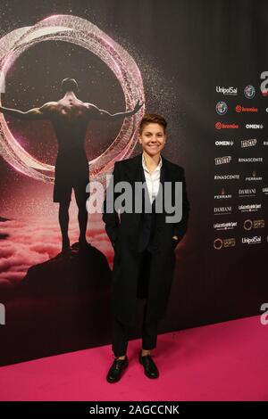 Milano, Italia. Xviii Dicembre, 2019. manuela giulianoduring Gazzetta Sports Awards, Eventi in Milano, Italia, 18 Dicembre 2019 - LPS/Mattia Martegani Credito: Mattia Martegani/LP/ZUMA filo/Alamy Live News Foto Stock