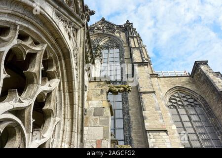 Dettaglio del Dom o la chiesa di San Martino nella cattedrale di Utrecht. Il solo pre-riforma cattedrale gotica nei Paesi Bassi. Foto Stock