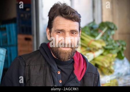 Uomo libanese, Souk Area, Tripoli o Trablus, Libano Foto Stock