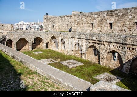 Raymond de St Gilles Cittadella, Castello di Tripoli, Tripoli, Libano Foto Stock