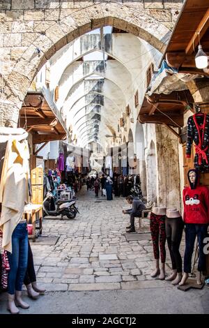 Khan Al Khayatin, Souk, Tripoli, Libano Foto Stock
