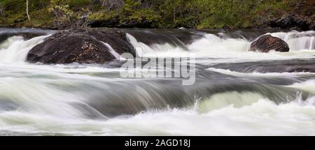 Leipikälven vicino a Stora Blåsjön, Wilderness Road, Svezia Foto Stock