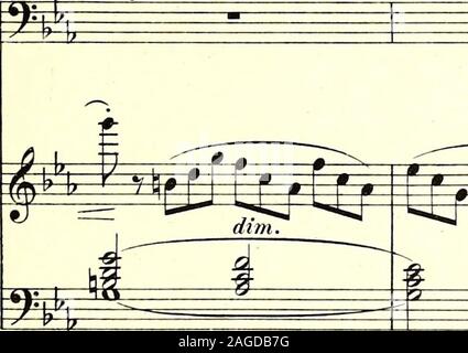 . Prolog til 'Den Gyldne legende' : komponeret solista, chor og orchester, op. 25. Baryton-Solo Lucifero. A. f r f r se il PH Frem.annuncio, frem.ad al Vor.wärts, vor.wärts, al le Aan.der,le Gei. stcr! Foto Stock