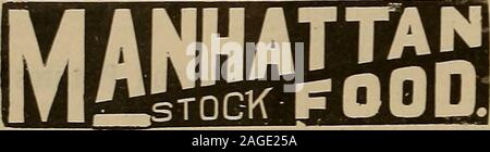 . Allevatore e sportivo. Sfera rossa marca. ^warded MedalAt oro California StateFair 1892. Ogni cavallo whovalues proprietario il suo stock shouldconstantly hanno un sup-oly di esso a portata di mano. E Itimproves beepsIstock nel pink ofcondition.Manhattan Food Co 1253 Folsom San, San Francisco ABk il vostro negozio di generi alimentari o i concessionari per esso. Tutti gli ordini COD. Campione può SI. Prezzi speciali per i concessionari Sboers cavallo e gli agenti e non dovete packhorses* i piedi quando si useSTRAP VETERINARYand zoccolo unguento garantiamo una velocità5e indurimento positivo per la Sella Collarand Galli, WireCuts, ferite di tutti kindsBurns, bruciature, andInflame incrinato Foto Stock