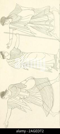 . Pitture di vasi fittili, esibite dal Cav. F. Inghirami per servire di studio alla mitologia de tutte storia degli antichi popoli. :^. Foto Stock