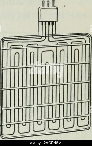 . Un elementare libro su elettricità e magnetismo e le loro applicazioni. Unità per il forno Foto Stock