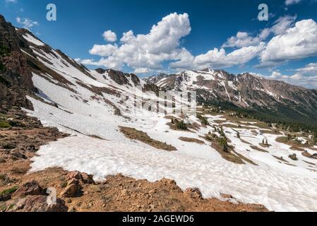 Paesaggio invernale nel nido delle aquile deserto, Colorado Foto Stock