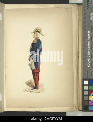 Italia soldato italiano. Regno delle Due Sicilie, 1814-1830.; Italia soldato italiano. Regno delle Due Sicilie, 1814-1830. Foto Stock