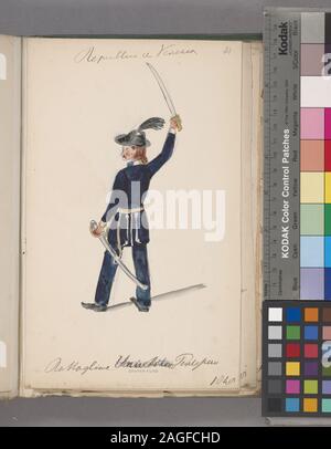 Italia soldato italiano. Venezia, 1848-1850; Italia soldato italiano. Venezia, 1848-1850 Foto Stock