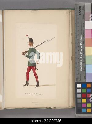 Italia soldato italiano. Venezia, 1848-1850; Italia soldato italiano. Venezia, 1848-1850 Foto Stock