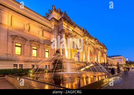 Metropolitan Museum of Art, Manhattan, New York, Stati Uniti d'America Foto Stock