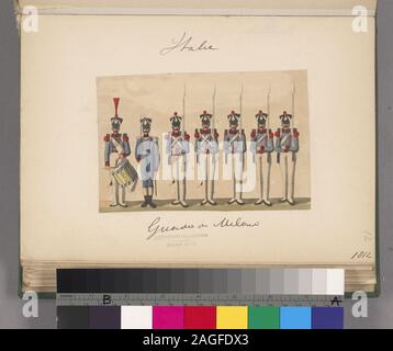 Italia soldato italiano, 1812; Italia soldato italiano, 1812 Foto Stock