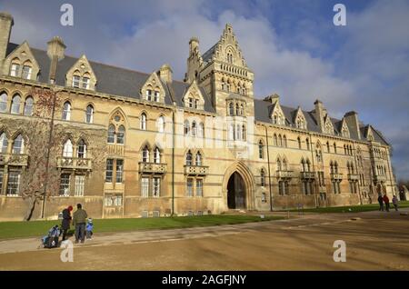 I Prati edificio del Christ Church College di Oxford, Inghilterra Foto Stock