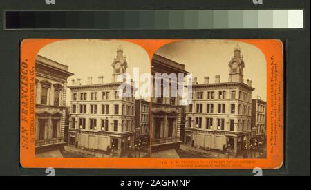 JW Tucker & Co di Jewelery Stabilimento, angolo di Montgomery e Sutter strade J.W. Tucker & Co. di Jewelery Stabilimento, angolo di Montgomery e Sutter strade.; J.W. Tucker & Co. di Jewelery Stabilimento, angolo di Montgomery e Sutter strade.; Foto Stock