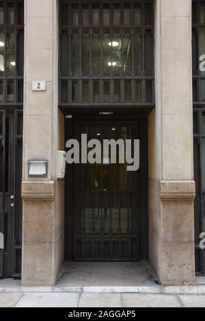 Casa porta a Malaga Spagna Foto Stock