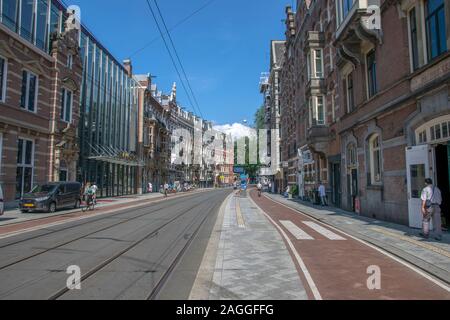 Marnixstraat Street a Amsterdam Paesi Bassi 2019 Foto Stock