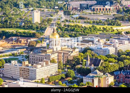 Georgia State Capitol Building in Atlanta, Georgia, Stati Uniti d'America. Foto Stock