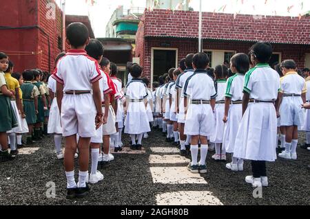 YAVATMAL, Maharashtra, India, agosto - 15, 2011: Giorno di Indipendenza celebrato in Yavatmal su agosto 15, 2011 in Yavatmal, Maharashtra, India. Foto Stock