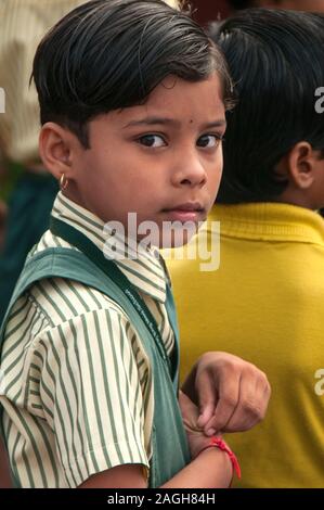 YAVATMAL, Maharashtra, India, agosto - 15, 2011: Giorno di Indipendenza celebrato in Yavatmal su agosto 15, 2011 in Yavatmal, Maharashtra, India. Foto Stock