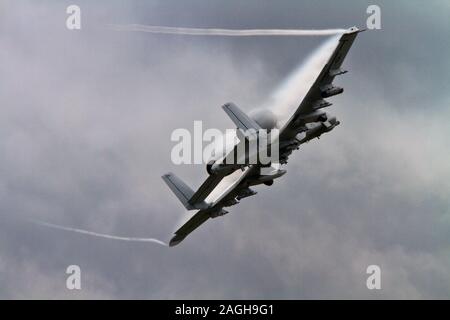 Velivolo militare A-10 Warthog Thunderbolt Jet Foto Stock