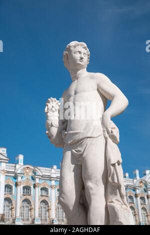 Villaggio imperiale. Un Ekaterina's Palace - parte della cultura di stato preservare Tsarskoe Selo e si trova nella città di Puskin, 25 km da San Pietroburgo. Ru Foto Stock