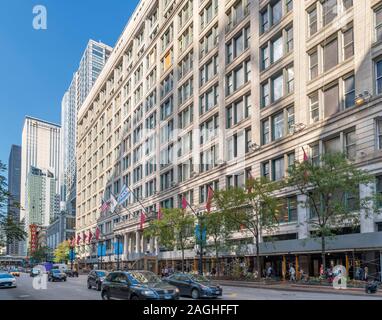 Campo Marshall department store edificio su State Street nel quartiere di loop di Chicago, Illinois, Stati Uniti d'America. Foto Stock